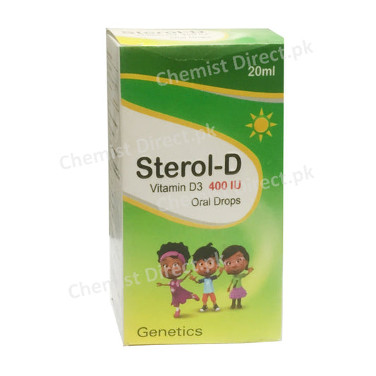 Sterol-D Oral Drops 20ml Vitamin D3 400 IU Genetics pharmaceuticals