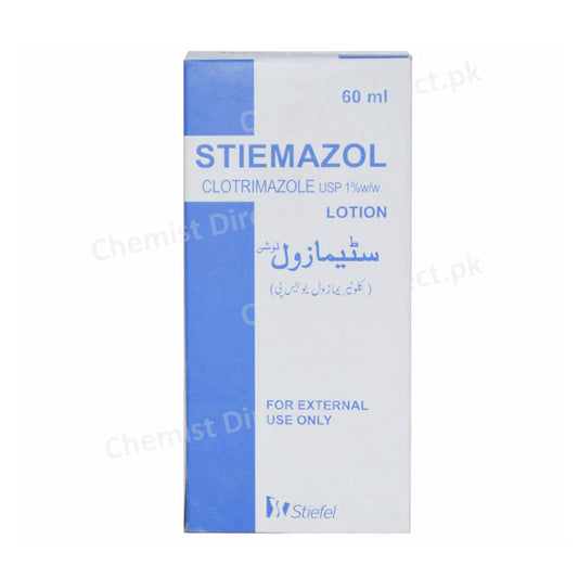 Stiemazol Lotion 60ml Clotrimazole USP 1% Anti-Fungal Glaxosmithkline