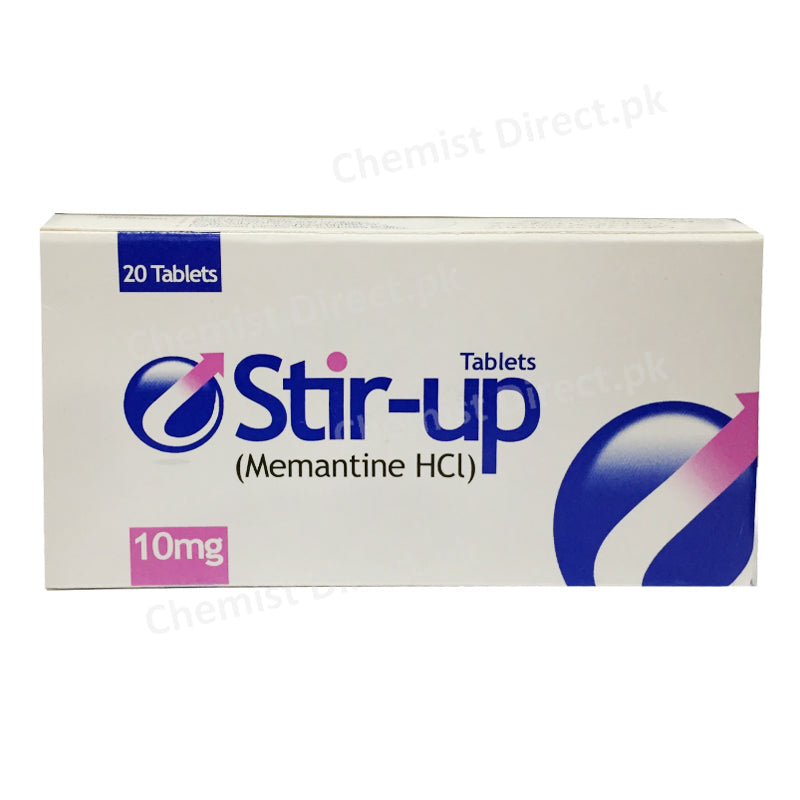 Stir-up 10mg Tablet Memantine HCl Anti-Alzheimer Nabiqasim Industries