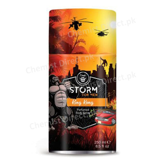 Storm For Men King Kong Body Spray 250Ml Personal Care