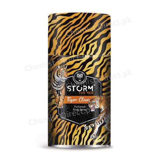 Storm For Men Tiger Clam Body Spray 250Ml Personal Care