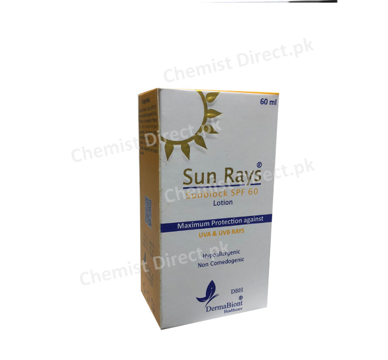 Sun Rays Spf 60 Sunblock