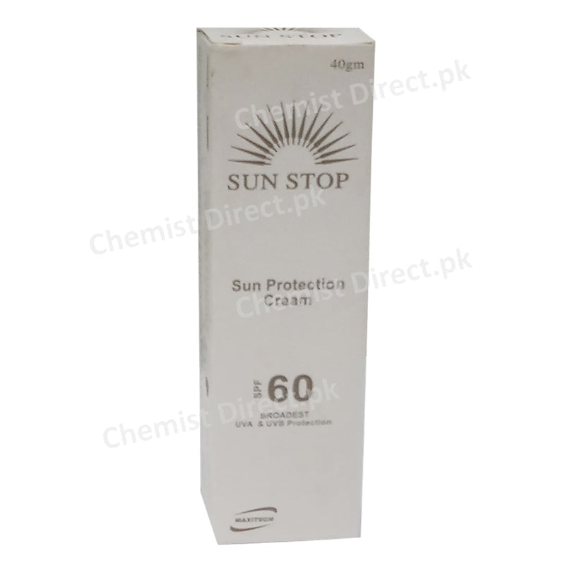 Sun Stop Spf 60 Cream 40Gm Medicine