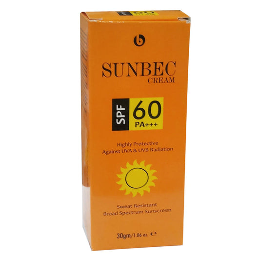 Sunbec Spf 60 30g Cream