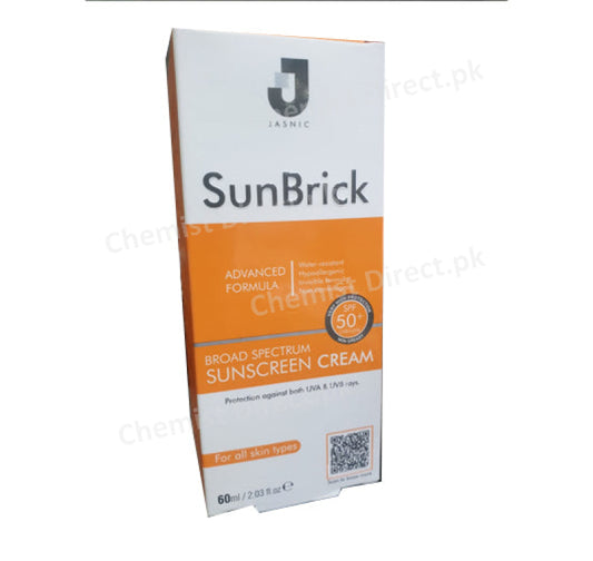 Sunbrick Spf 50 Sun Screen Cream 60Gm Sunblock