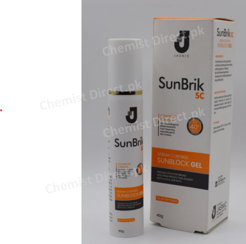 Sunbrik Sc Spf 50 Sunblock Gel 40G Skin Care