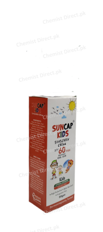 SunCap Kids Sunscreen Cream 50gm sun Screen