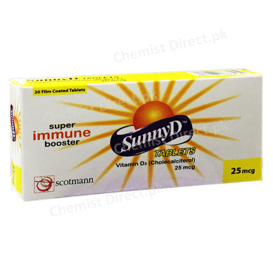 Sunny D 25Mcg Tablet Medicine