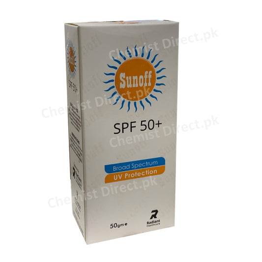 Sunoff Spf 50 Sunblock 50Gm Skin Care