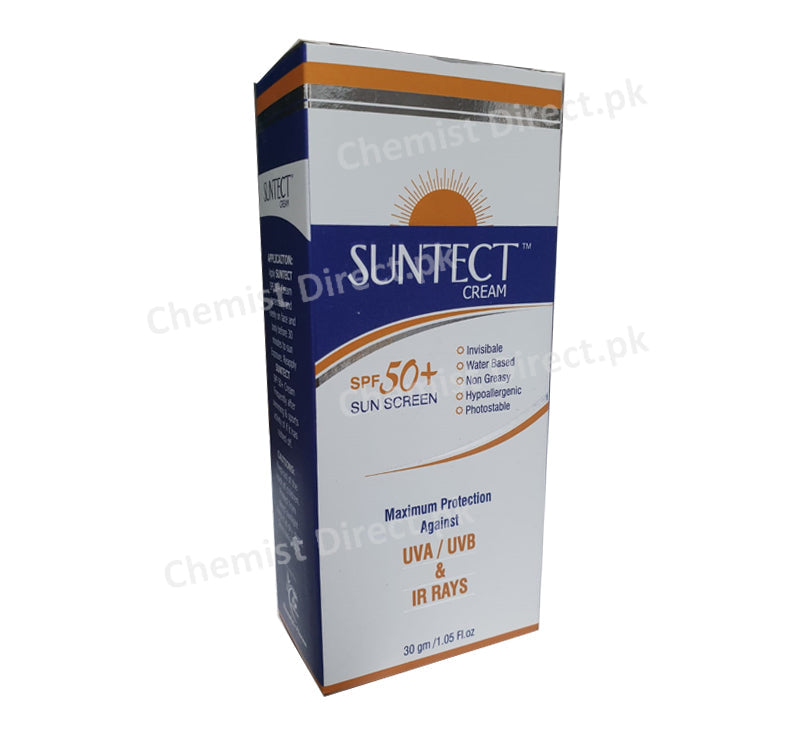 Suntect Cream SPF 50+ Sun Screen – ChemistDirect.pk