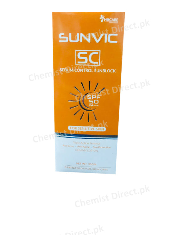 Sunvic Sc Spf 50 Pa + + + Creamy Lotion Lotion