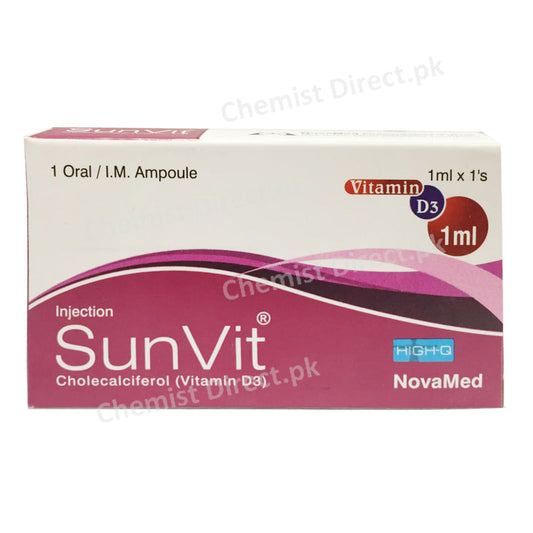 SunVit Injection Cholecalciferol Vitamin D3