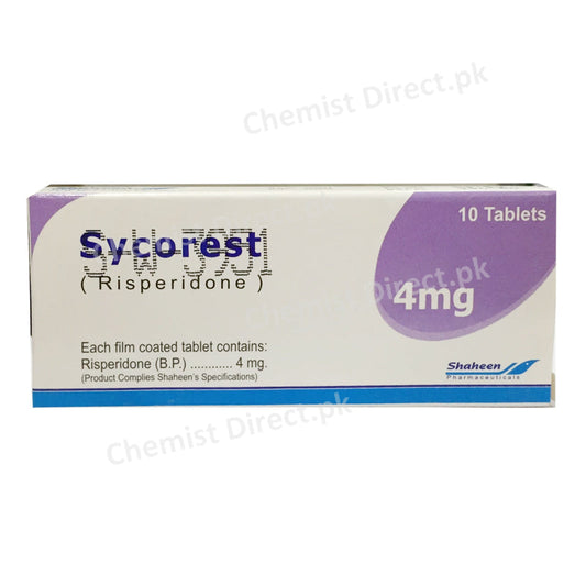Sycorest 4mg Tablet Risperidone