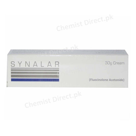 Synalar Cream 30g Anti-Bacterial + Corticosteroid Fluocinolone Acetonide Pharma Health