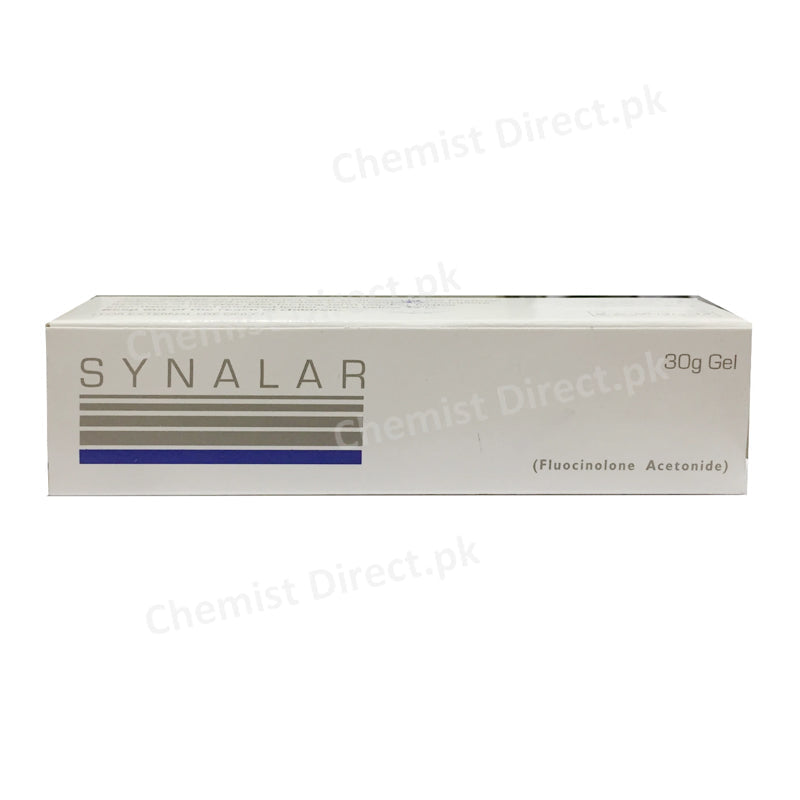 Synalar Gel 30g Anti-Bacterial + Corticosteroid Fluocinolone Acetonide Pharma Health