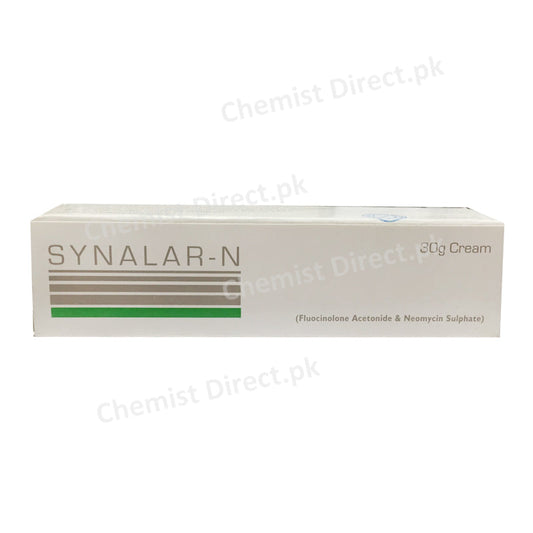 Synalar-N 30g Cream Fluocinolone Acetonide & Neomycin Sulphate Pharma Health Anti-Bacterial + Corticosteroid