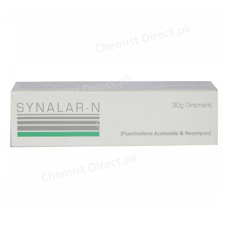 Synalar-N 30g Ointment Fluocinolone Acetonide & Neomycin Sulphate Pharma Health Anti-Bacterial + Corticosteroid