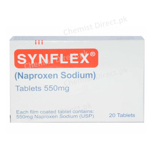 Synflex  550mg Tablet Naproxen Sodium Martin Dow Pharmaceuticals Nsaid