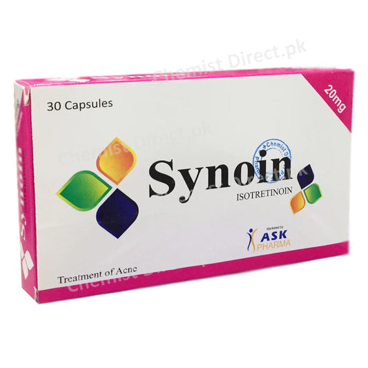 Synoin 20mg Capsule ASK Pharma Isotretinoin