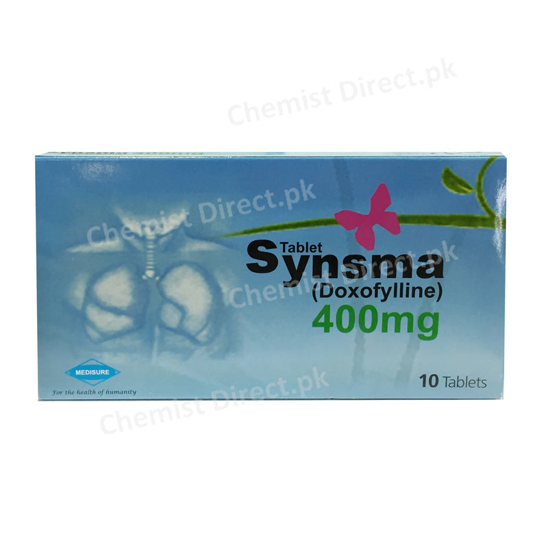 Synsma 400mg Tablet Doxofylline Medisure Pharma