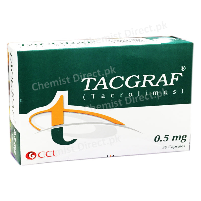 Tacgraf 0.5mg Tablet Immunosupressant Tacrolimus