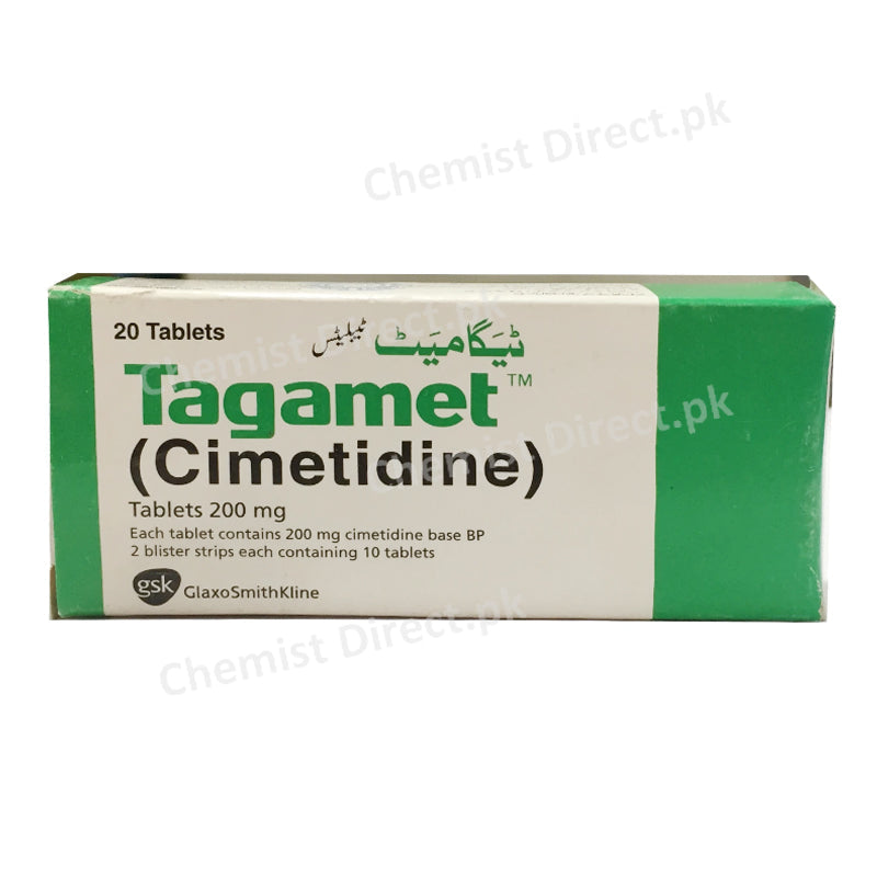 Tagamet 200mg Tablet Cimetidine Glaxosmithkline Anti-Ulcerant