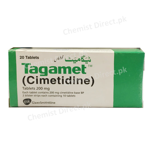 Tagamet 200mg Tablet Cimetidine Glaxosmithkline Anti-Ulcerant