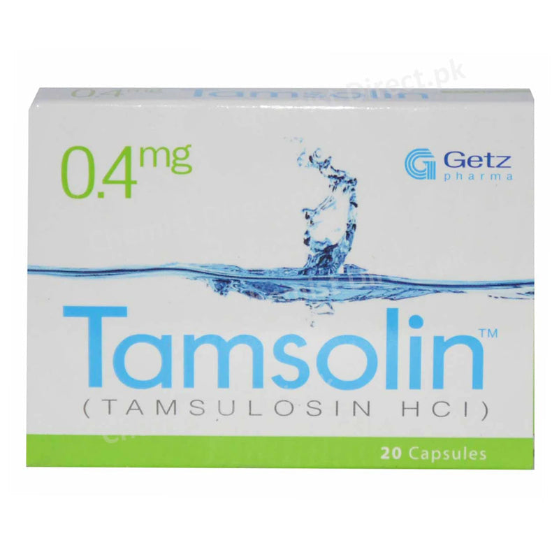   Tamsolin 0.4mg Capsule Getz Pharma Pakistan Pvt_ Ltd Benign Prostate Hypertrophy Tamsulosin HCL