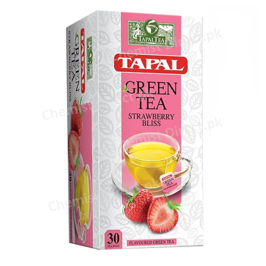 Tapal Green Tea Strawberry Bliss 30 Bags Food