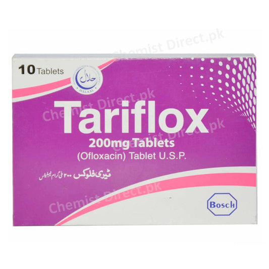 Tariflox 200mg Tablet Bosch Pharmaceuticals Pvt_ Ltd Quinolones Anti Bacterial Ofloxacin