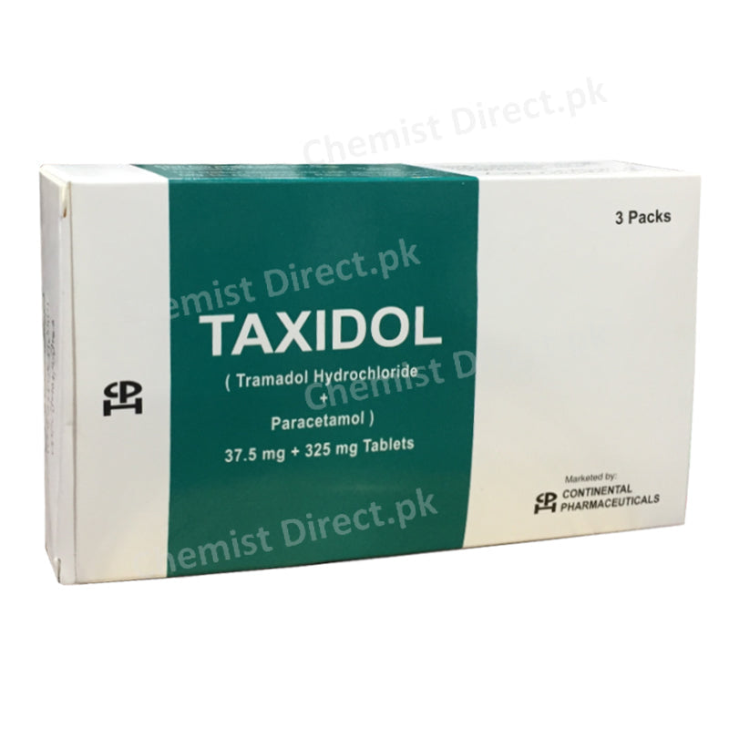 Taxidol 37.5+325mg Tablet CPH Continental Pharmaceuticals Tramadol Hydrochloride + Paracetamol