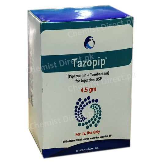 Tazopip 4.5gm Injection Cirin Pharmaceuticals Pencillin Piperacillin 4gm Tazobactam 0.5gm