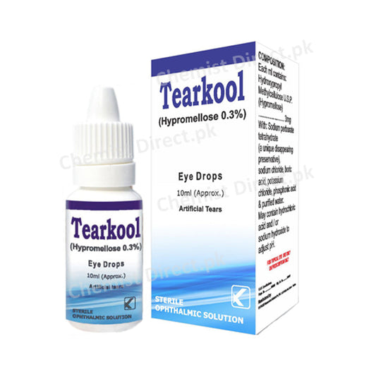 Tearkool eye drop Hypromellose 0.3% Lubricants Cobec Health Pharma