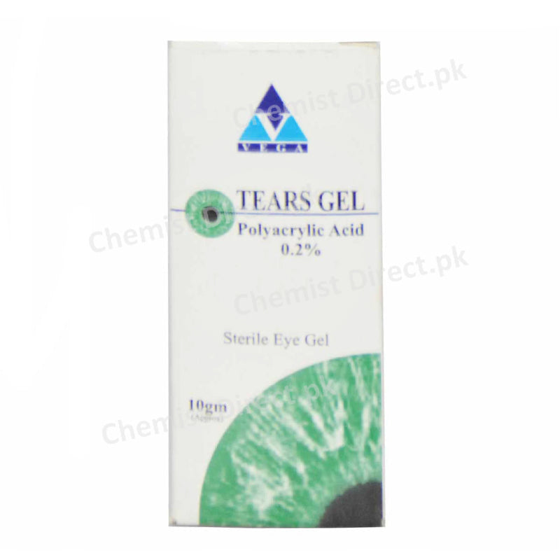 Tears Gel 0.2% Eye Drop Polyacrylic Acid Lubricant Vega Pharmaceuticals