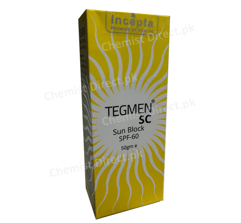 Tegmen Sc Sun Block Spf 60 Skin Care