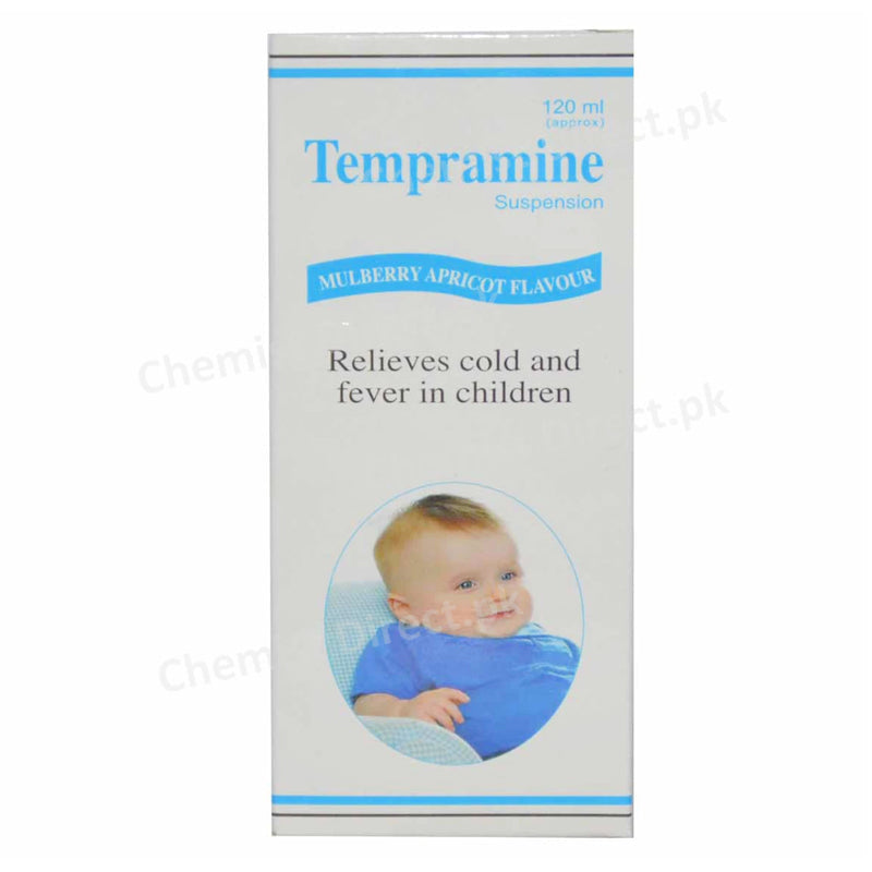 Tempramine Syrup 120ml Woodward Pakistan Pvt_ Ltd Cold preparation without Anti infectives