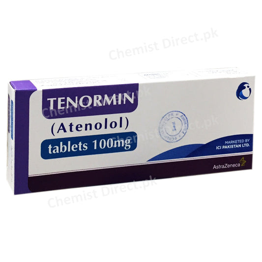 Tenormin 100mg Tablet Ici Pakistan Ltd Anti Hypertensive Atenolol