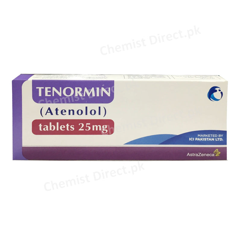 Tenormin 25mg Tablet Ici Pakistan Ltd Anti Hypertensive Atenolol