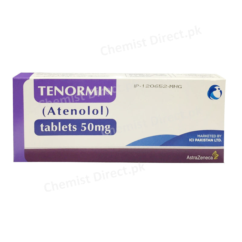 Tenormin 50mg Tablet Ici Pakistan Ltd Anti Hypertensive Atenolo