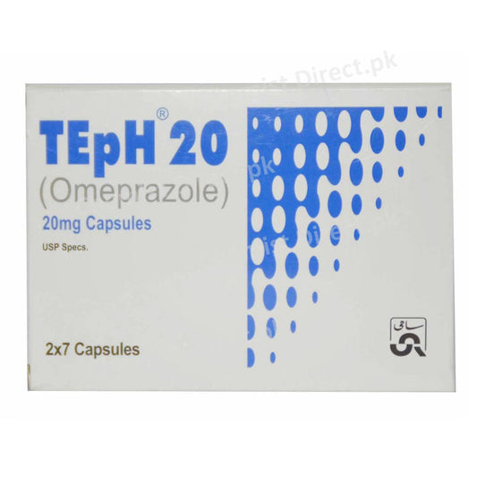 Teph Capsule 20mg Sami Pharmaceuticals Anti Ulcerant Omeprazole