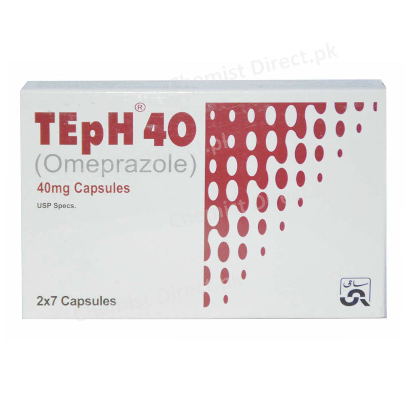Teph Capsule 40mg Sami Pharmaceuticals Anti Ulcerant Omeprazole