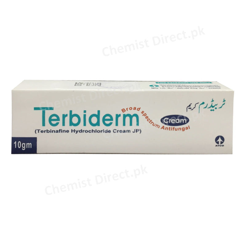 Terbiderm 10mg Cream Atco Laboratories Pvt_ Ltd Anti Fungal Terbinafine Hcl