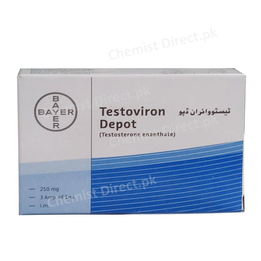 Testoviron Depot Injection 250mg Testosterone enanthate Bayer Health Care