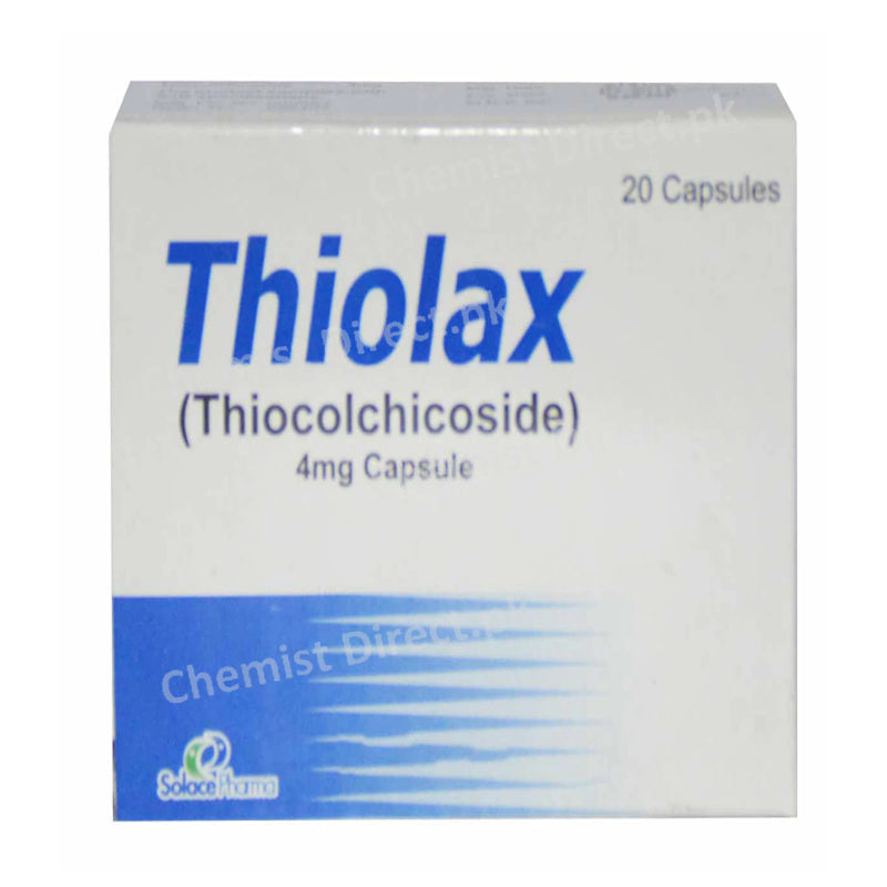 Thiolax Injection Thiolax 4mg Capsules – ChemistDirect.pk