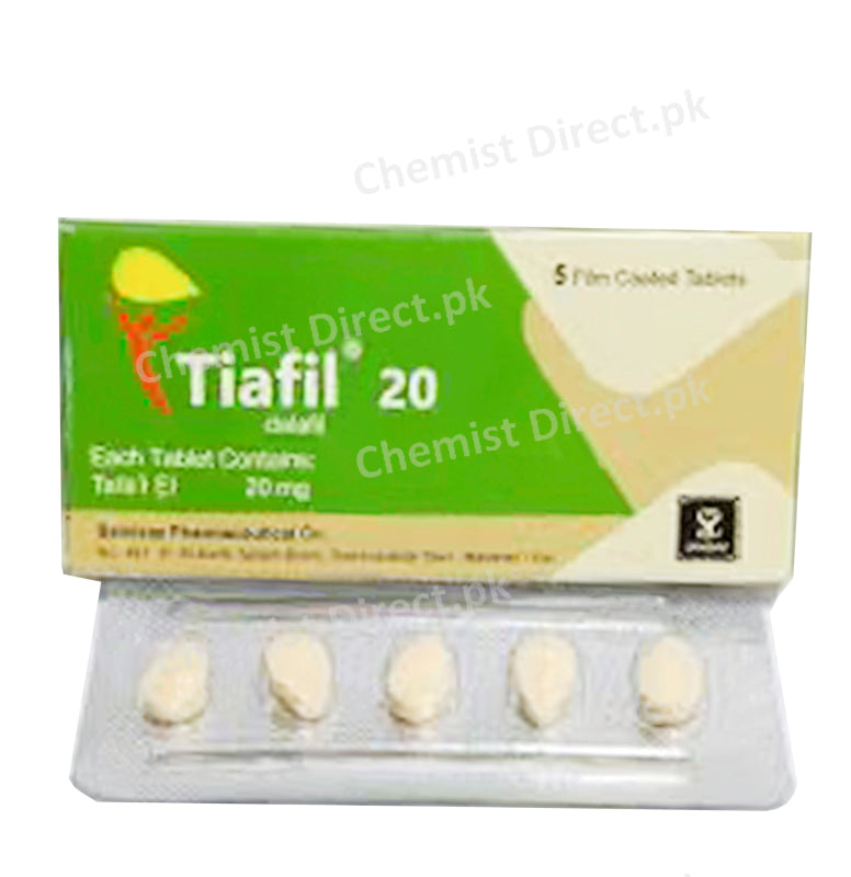 Tiafil Tablets 20mg tablets