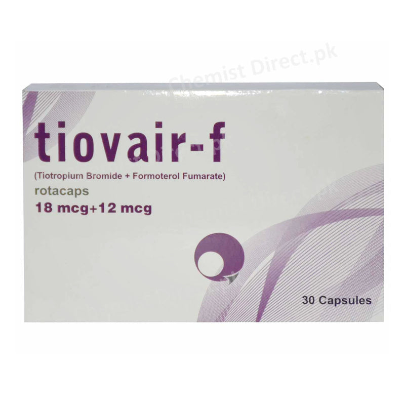 Tiovair-F-18mc 12mcg Tablet  Highnoon Laboratories  Ltd Asthma Copd Tiotropium 18mcg_ Formoterol Fumarate 12mcg