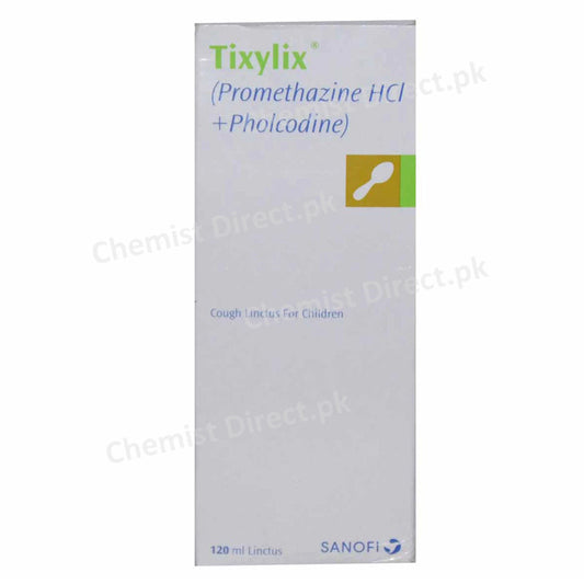 Tixylix Linctus 120ml Syrup SANOFI AVENTIS Cough Suppressant