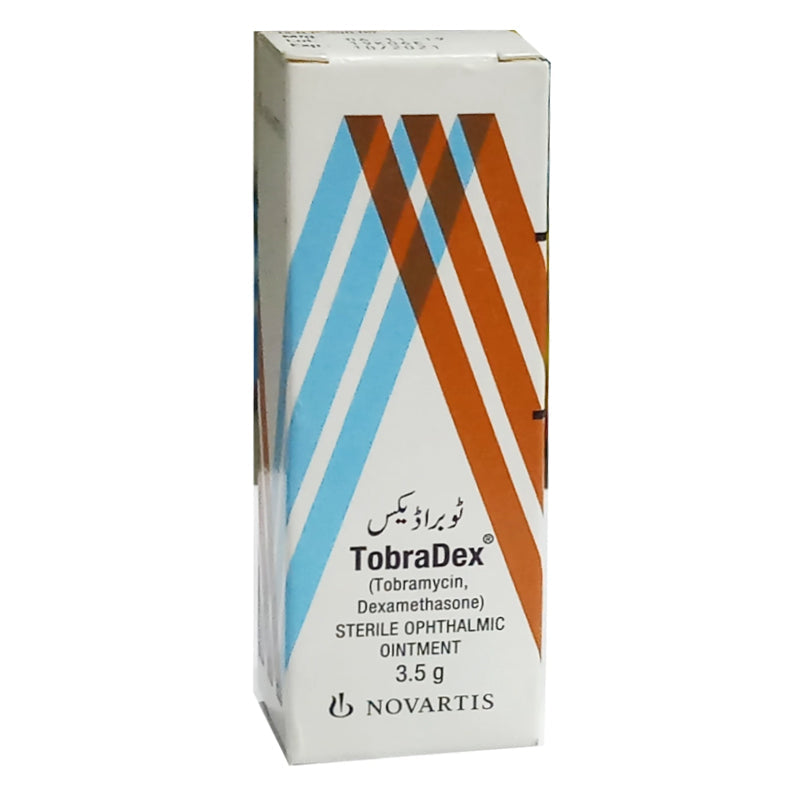 Tobradex Eye Ointment Alcon Pharma Anti Infective Corticosteroid Dexamethasone 0.1_ Tobramycin 0.3