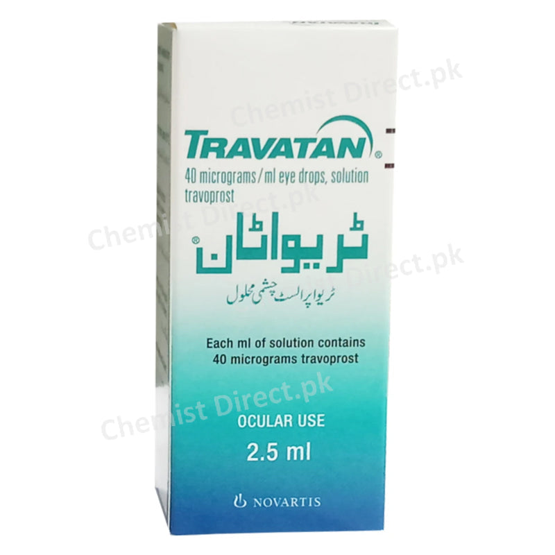 Travatan Eye Drop Alcon Pharma Anti Glaucoma Travoprost 40mcg ml