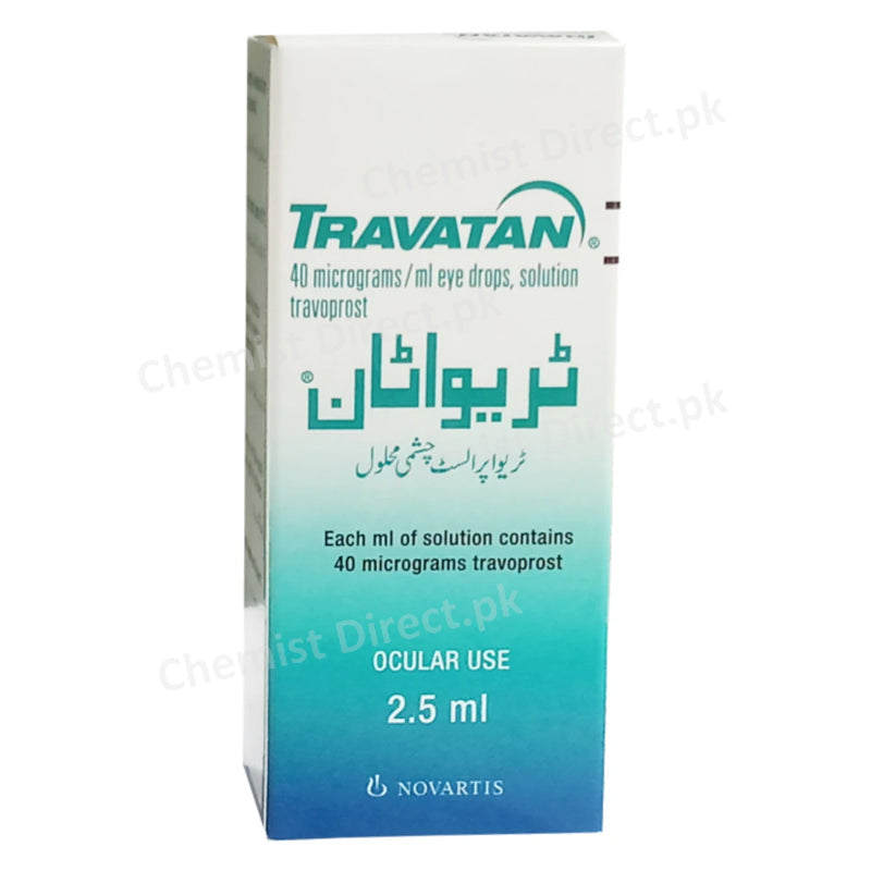 Travatan Eye Drop Alcon Pharma Anti Glaucoma Travoprost 40mcg ml